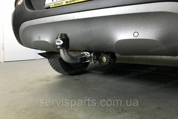 Оцинкований фаркоп на Renault Kadjar 2016- (Ріно Каджар) Швидкознімний автомат на ручці - Зображення 9