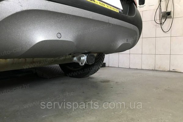 Оцинкований фаркоп на Renault Kadjar 2016- (Ріно Каджар) Швидкознімний автомат на ручці - Зображення 10