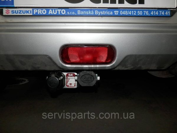 Оцинкований фаркоп на Suzuki Swift 2005-2010 (Сузукі Свіфт) Швидкознімний автомат на ручці