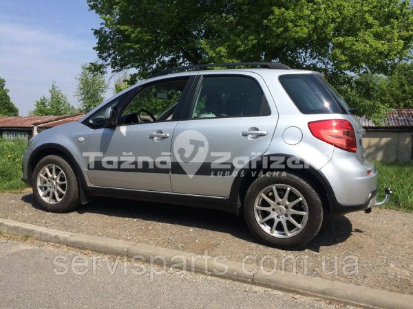 Оцинкований фаркоп на Suzuki SX4 2006-2014 (Сузукі СХ4 хетчбек) Швидкознімний автомат на ручці - Зображення 8