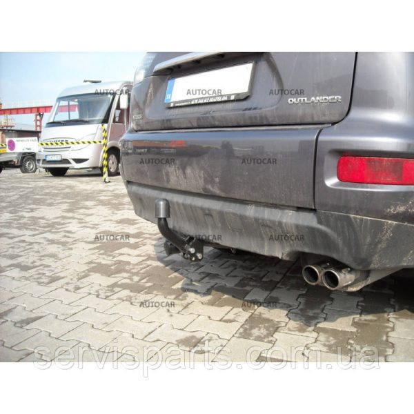 Польський фаркоп на Peugeot 4007 2007-2012 (Пежо 4007) без зняття бампера