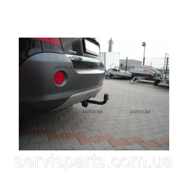 Польський фаркоп на Opel Antara 2006-2017 (Опель Антара) без підрізу бампера. - Зображення 8