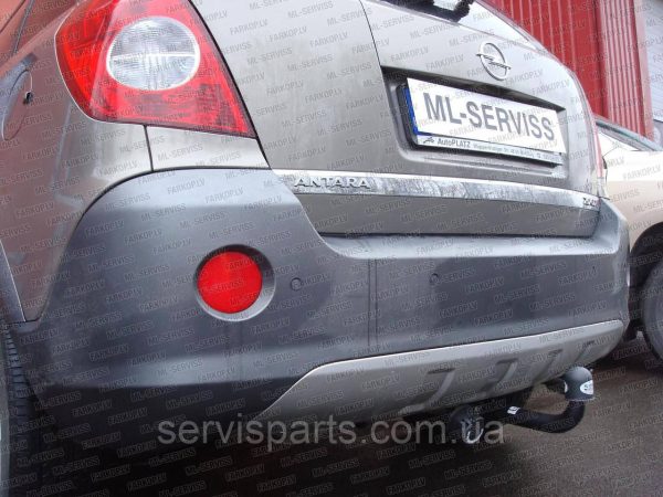 Польський фаркоп на Opel Antara 2006-2017 (Опель Антара) без підрізу бампера. - Зображення 10