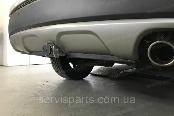 Фаркоп оцинкований Hyundai Santa Fe 2012-2018 (Хундай Санта Фе) Швидкознімний автомат на ручці - Зображення 10