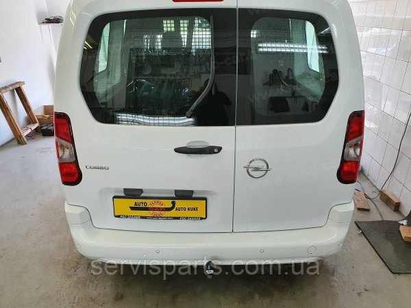 Оцинкований фаркоп на Opel Combo E Long 2018 - без підрізу бампера. - Зображення 3