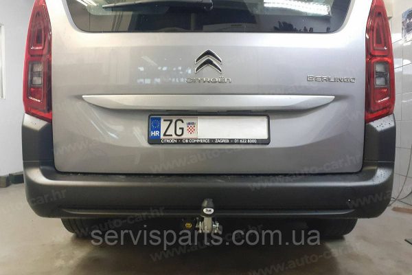 Фаркоп оцинкований для Citroen Berlingo 2008- (довга база L2 4680 mm) - Зображення 6