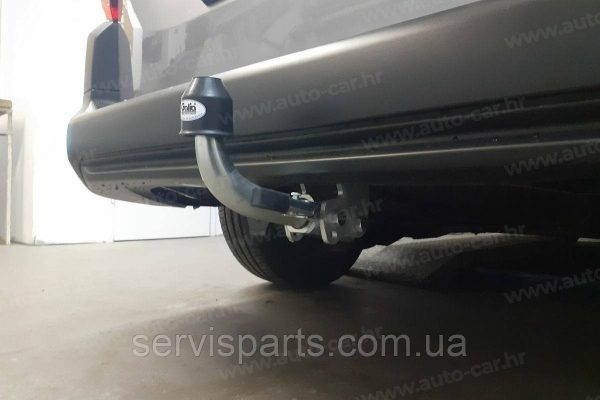 Фаркоп оцинкований для Citroen Berlingo 2008- (довга база L2 4680 mm) Швидкознімний автомат на ручці - Зображення 6