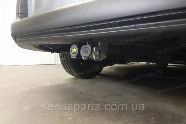 Фаркоп оцинкований для Citroen Berlingo 2008- (довга база L2 4680 mm) Швидкознімний автомат на ручці - Зображення 9