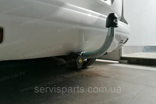 Оцинкований фаркоп на Peugeot 5008 2009-2016 (Пежо 5008) Швидкознімний автомат на ручці - Зображення 5