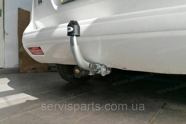 Оцинкований фаркоп на Peugeot 5008 2009-2016 (Пежо 5008) Швидкознімний автомат на ручці - Зображення 6