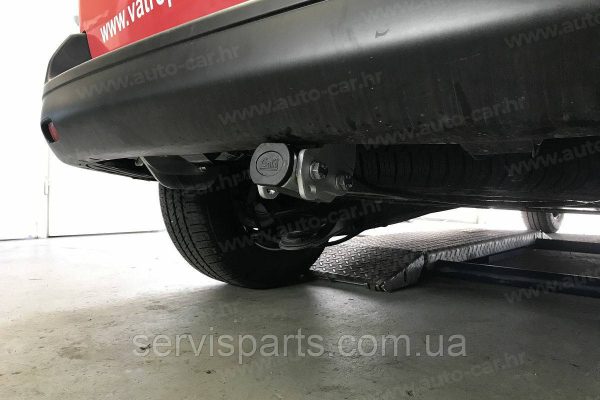 Оцинкований фаркоп на Peugeot Expert III 2016- (Пежо Експерт 3) без підрізання бампера Швидкознімний автомат на ручці