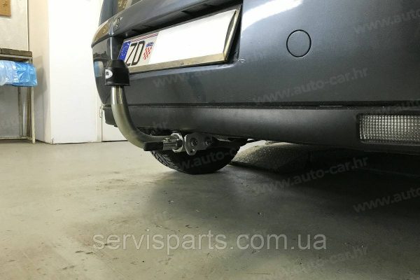 Оцинкований фаркоп на Peugeot 308 2007-2013 хетчбек (без зняття бампера) Швидкознімний автомат на ручці - Зображення 4