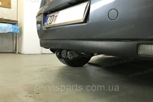 Оцинкований фаркоп на Peugeot 308 2007-2013 хетчбек (без зняття бампера) Швидкознімний автомат на ручці - Зображення 6