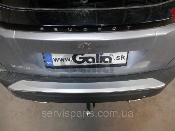 Оцинкований фаркоп на Peugeot 2008 II 2019- (Пежо 2008)