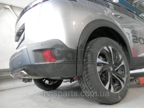 Оцинкований фаркоп на Peugeot 2008 II 2019- (Пежо 2008) Швидкознімний автомат на ручці - Зображення 7