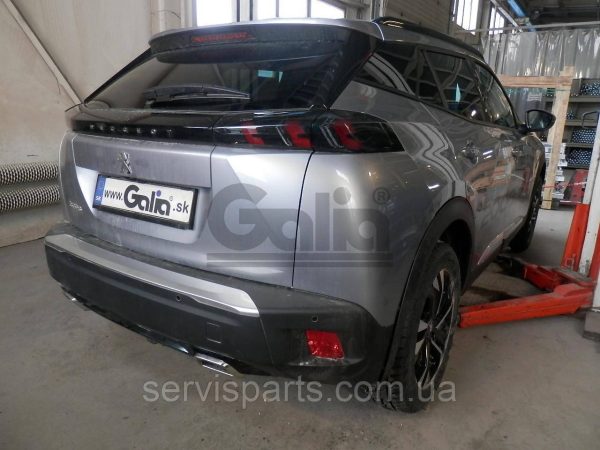 Оцинкований фаркоп на Peugeot 2008 II 2019- (Пежо 2008) Швидкознімний автомат на ручці - Зображення 8