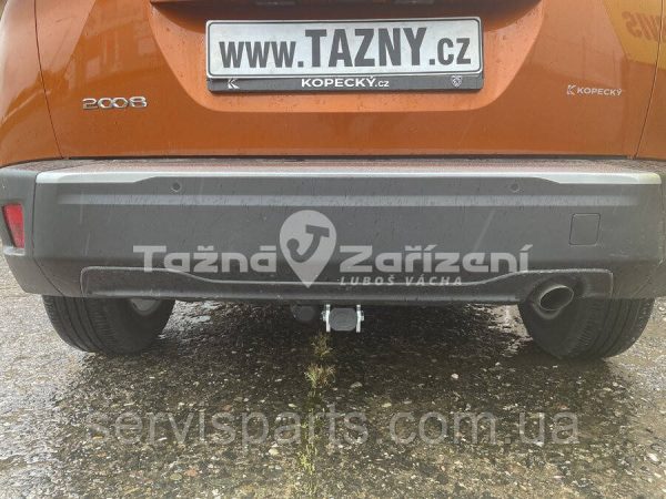 Оцинкований фаркоп на Peugeot 2008 II 2019- (Пежо 2008) Швидкознімний автомат на ручці - Зображення 9