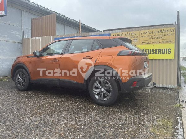 Оцинкований фаркоп на Peugeot 2008 II 2019- (Пежо 2008) Швидкознімний автомат на ручці - Зображення 5