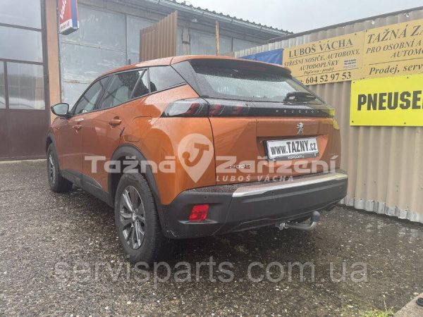 Оцинкований фаркоп на Peugeot 2008 II 2019- (Пежо 2008) Швидкознімний автомат на ручці - Зображення 4