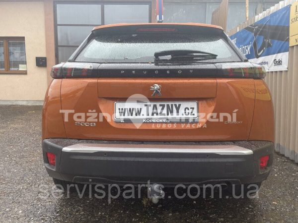 Оцинкований фаркоп на Peugeot 2008 II 2019- (Пежо 2008) Швидкознімний автомат на ручці - Зображення 3