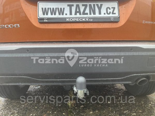 Оцинкований фаркоп на Peugeot 2008 II 2019- (Пежо 2008) Швидкознімний автомат на ручці - Зображення 2