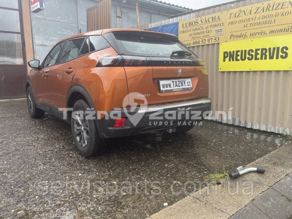 Оцинкований фаркоп на Peugeot 2008 II 2019- (Пежо 2008) Швидкознімний автомат на ручці