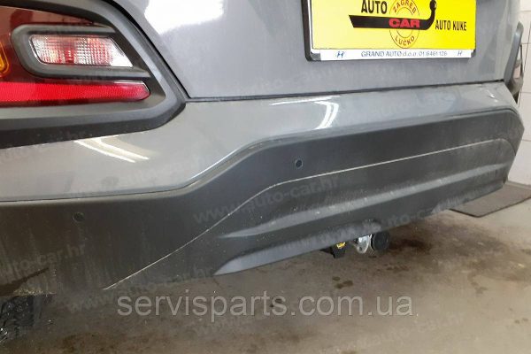 Оцинкований фаркоп на Hyundai Kona 2017- (Хундай Кона) Швидкознімний автомат на ручці - Зображення 7