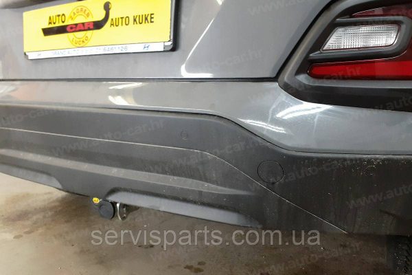 Оцинкований фаркоп на Hyundai Kona 2017- (Хундай Кона) Швидкознімний автомат на ручці - Зображення 6