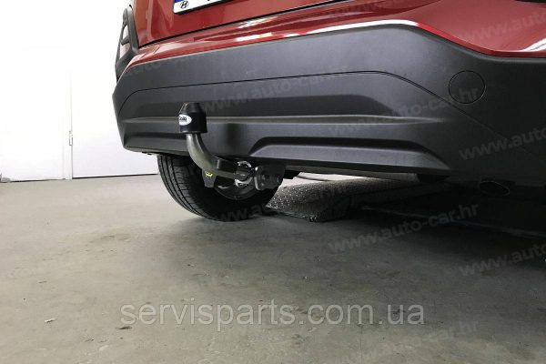 Оцинкований фаркоп на Hyundai Kona 2017- (Хундай Кона) Швидкознімний автомат на ручці - Зображення 8