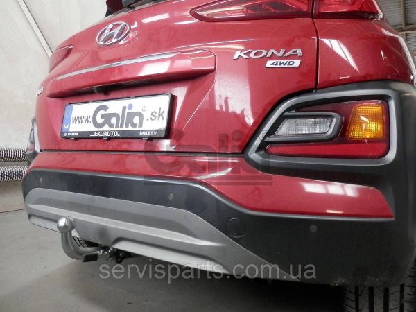 Оцинкований фаркоп на Hyundai Kona 2017- (Хундай Кона) Швидкознімний автомат на ручці - Зображення 2