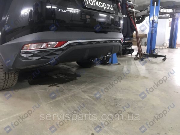 Польський фаркоп Hyundai Tucson IV 2021- (Хундай Туксон) без підрізання бампера - Зображення 4