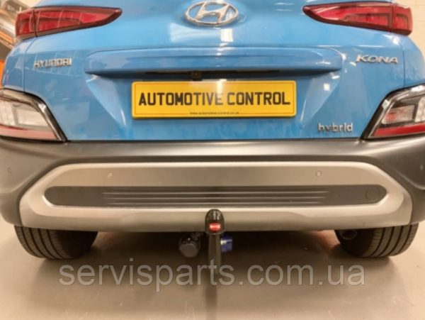Швидкознімний фаркоп на Hyundai Kona 2017- на ключах без підрізу бампера. - Зображення 3