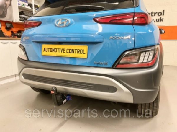 Швидкознімний фаркоп на Hyundai Kona 2017- на ключах без підрізу бампера. - Зображення 2