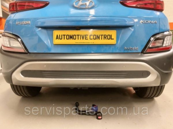 Швидкознімний фаркоп на Hyundai Kona 2017- на ключах без підрізу бампера. - Зображення 10