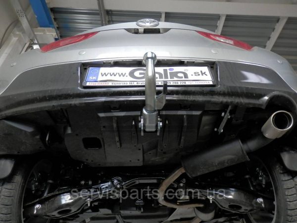 Оцинкований фаркоп на Toyota Auris 2007-2019 хетчбек Швидкознімний автомат на ручці - Зображення 4