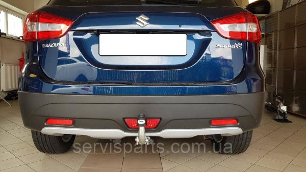 Оцинкований фаркоп на Suzuki SX4 S-Cross 2013-2021 Швидкознімний автомат на ручці - Зображення 9