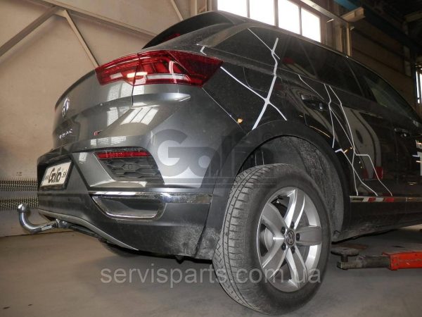 Фаркоп Volkswagen T-Roc 2017- (Фольксваген Тирок) оцинкований на болтах Швидкознімний автомат на ручці - Зображення 4