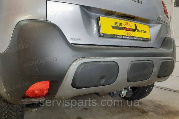 Оцинкований фаркоп на Citroen C3 AirCross 2017- Швидкознімний автомат на ручці - Зображення 7