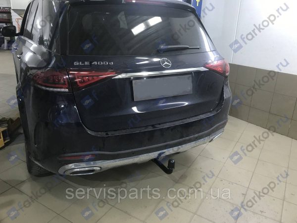 Фаркоп Mercedes GLE W167 2019-швидкоз'ємний на ключах - Зображення 9