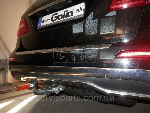 Оцинкований фаркоп на Mercedes-Benz GLE W166 2015-2019 Швидкознімний автомат на ручці - Зображення 6
