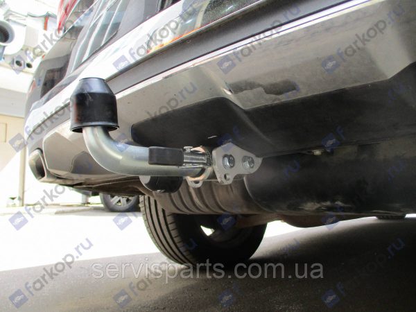 Оцинкований фаркоп на Mercedes-Benz GLE W166 2015-2019 Швидкознімний автомат на ручці