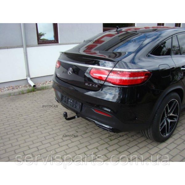 Швидкознімний фаркоп на Mercedes GLE Coupe C292 2015 - на ключах - Зображення 3