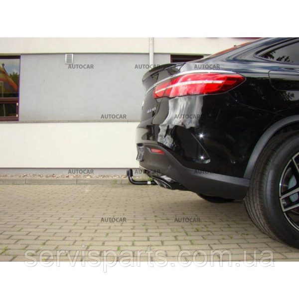 Швидкознімний фаркоп на Mercedes GLE Coupe C292 2015 - на ключах - Зображення 5