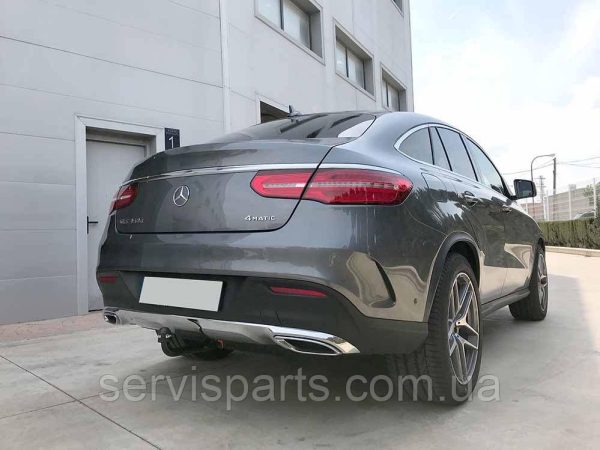 Швидкознімний фаркоп на Mercedes GLE Coupe C292 2015 - на ключах