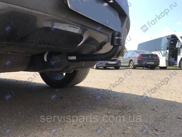 Швидкознімний фаркоп на Mercedes GLE Coupe C292 2015 - на ключах - Зображення 10