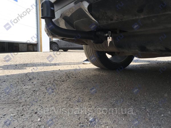 Швидкознімний фаркоп на Mercedes GLE Coupe C292 2015 - на ключах - Зображення 9