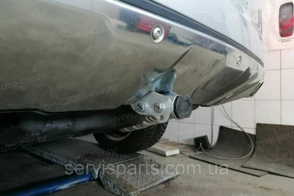 Оцинкований фаркоп на Mercedes-Benz GL W166 2011-2015 Швидкознімний автомат на ручці - Зображення 2