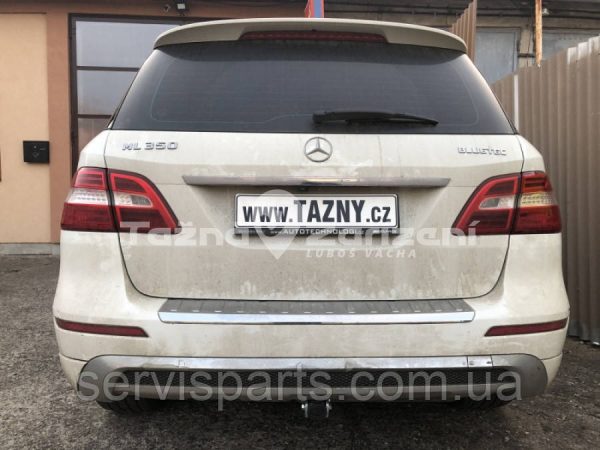 Оцинкований фаркоп на Mercedes-Benz ML W164 2005-2011 Швидкознімний автомат на ручці - Зображення 7