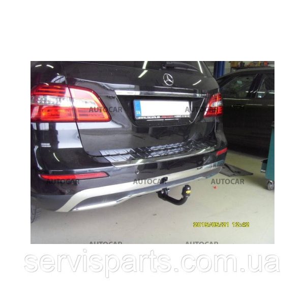 Швидкознімний фаркоп на Mercedes-Benz ML W166 2011-2015 на ключах - Зображення 7