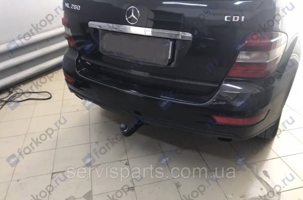 Швидкознімний фаркоп на Mercedes-Benz ML W164 2005-2011 на ключах - Зображення 7